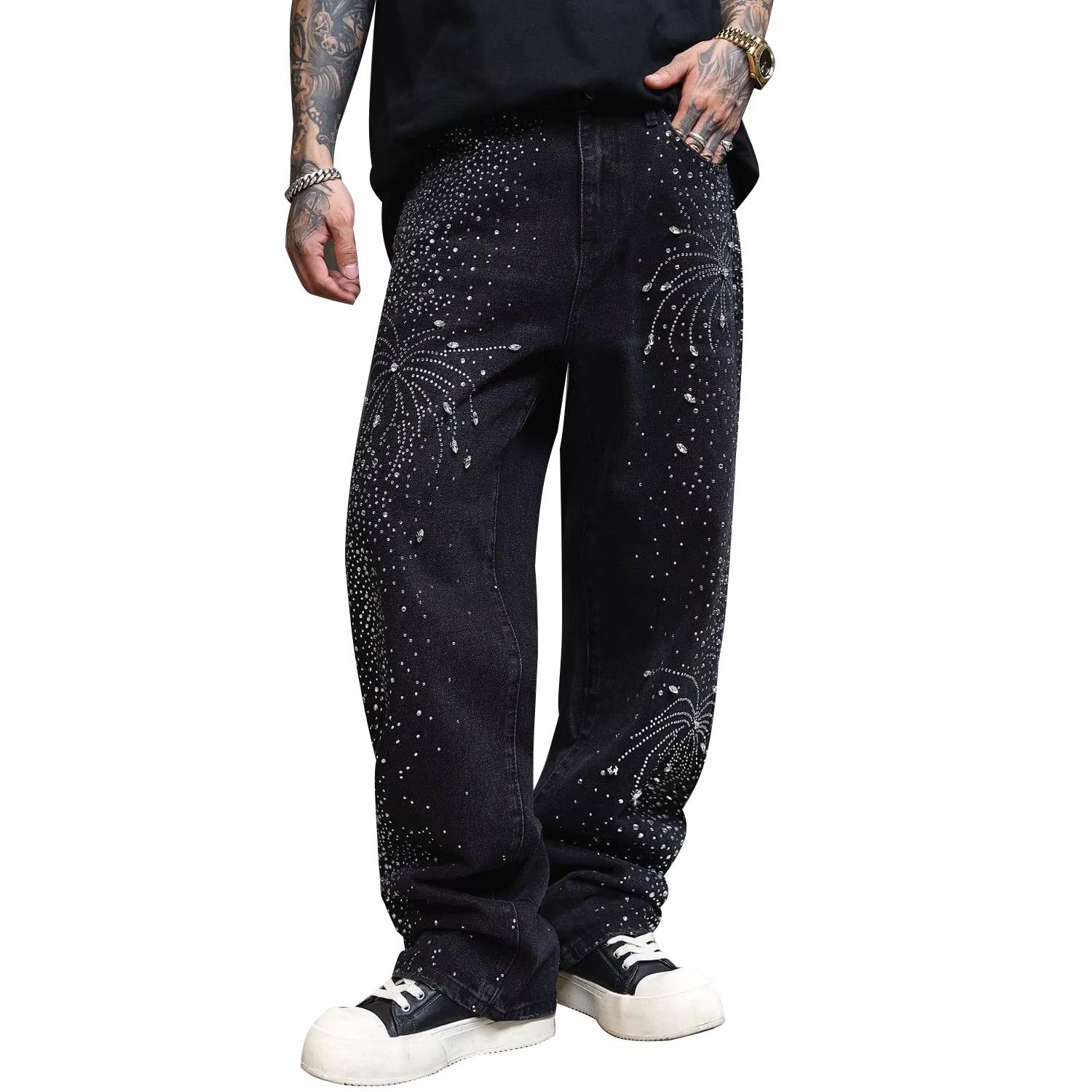 Pantalon con brilo 